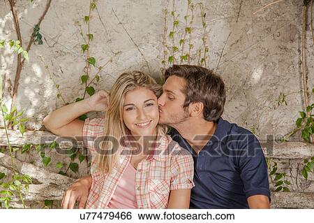 Stock Photograph - Happy couple in love. Fotosearch