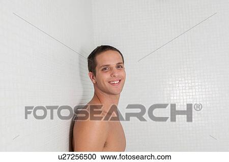 Happy guy inside the sauna View Large Photo Image Stock Image - Happy guy inside the sauna. Fotosearch