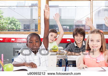 Kids in the classroom View Large Photo Image Stock Image - Kids in the classroom. Fotosearch