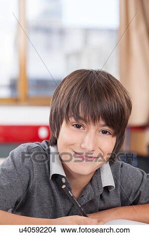 little boy studying View Large Photo Image Picture - little boy studying. Fotosearch
