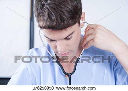 male nurse working View Large Photo Image Stock Image - male nurse working . Fotosearch