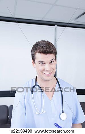 male nurse working View Large Photo Image Stock Photo - male nurse working . Fotosearch