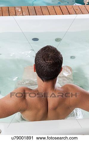 Man back inside a jacuzzi View Large Photo Image Stock Image - Man back inside a jacuzzi. Fotosearch
