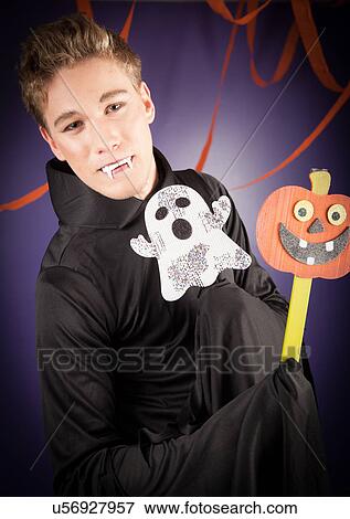Man dressed for halloween View Large Photo Image Stock Photo - Man dressed for halloween. Fotosearch