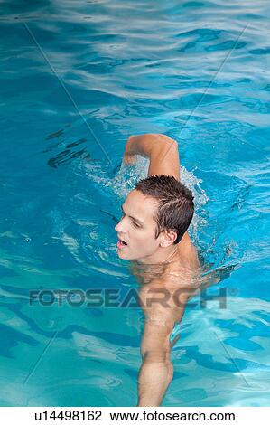Man swimming View Large Photo Image Stock Image - Man swimming . Fotosearch