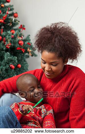 Stock Image - Mother and child affective. Fotosearch