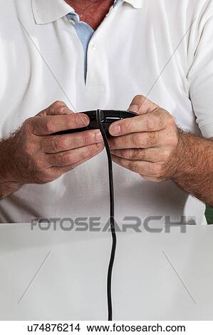 Old man playing videogames View Large Photo Image Picture - Old man playing videogames. Fotosearch