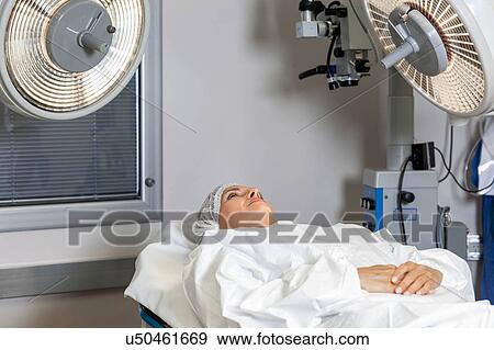 Stock Photo - Patient waiting for surgery. Fotosearch