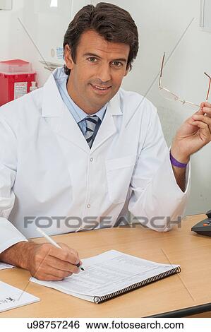 Stock Photograph - Portrait of a doctor. Fotosearch
