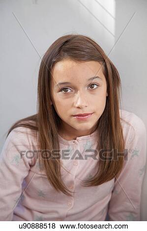 Portrait of a pretty girl View Large Photo Image Stock Photo - Portrait of a pretty girl. Fotosearch