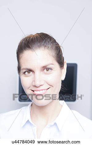 Portrait of a pretty woman View Large Photo Image Stock Photo - Portrait of a pretty woman. Fotosearch
