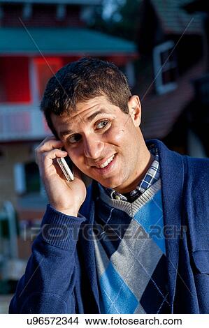 Picture - portrait of a young man. Fotosearch