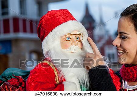Stock Photo - portrait of a young woman. Fotosearch