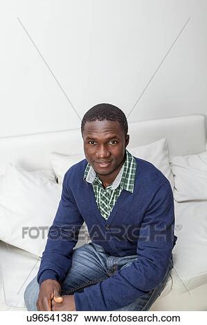 Stock Photo - Portrait of black man. Fotosearch