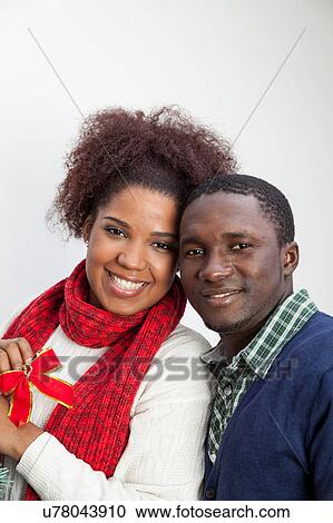 Stock Image - Portrait of husband and wife. Fotosearch