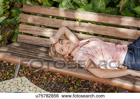 Pretty woman relaxed View Large Photo Image Stock Photograph - Pretty woman relaxed. Fotosearch