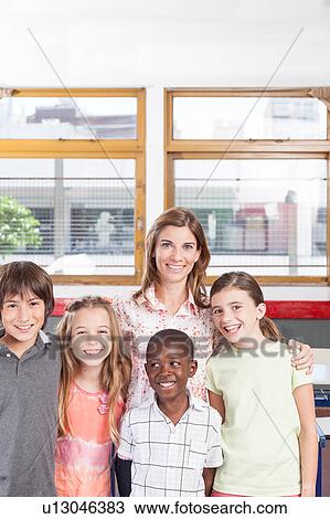 Stock Image - Primary classroom. Fotosearch