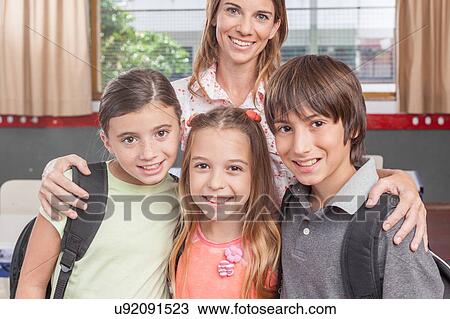 Stock Image - Primary classroom. Fotosearch