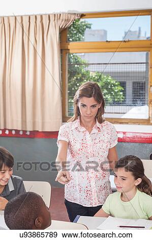 Stock Photo - Primary classroom. Fotosearch