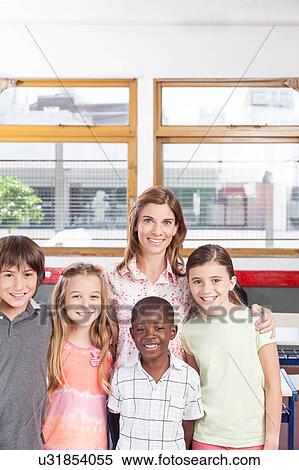 Stock Photography - Primary classroom. Fotosearch