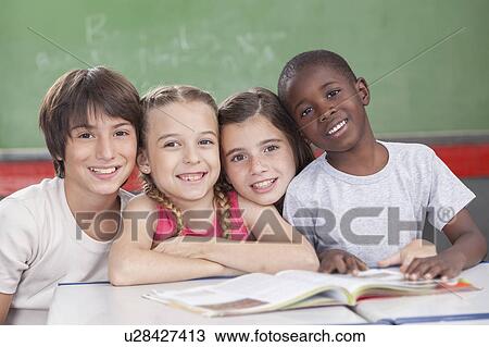 Pupils looking at camera View Large Photo Image Stock Image - Pupils looking at camera. Fotosearch