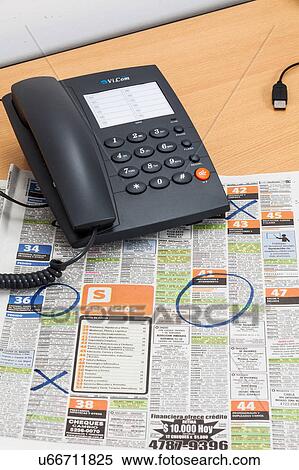 Stock Photography - Searching job. Fotosearch