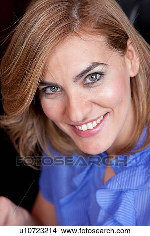 Smiling woman View Large Photo Image Picture - Smiling woman. Fotosearch