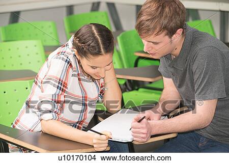 Teenagers in school View Large Photo Image Picture - Teenagers in school. Fotosearch
