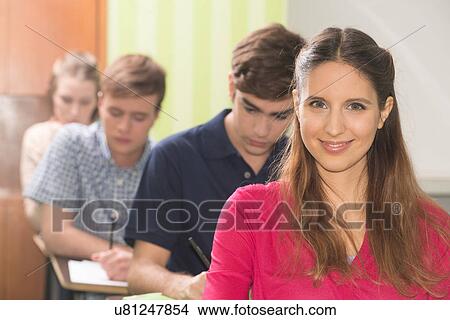 Teenagers in school View Large Photo Image Picture - Teenagers in school. Fotosearch