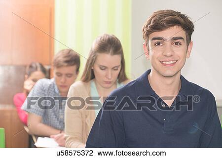 Teenagers in school View Large Photo Image Stock Image - Teenagers in school. Fotosearch
