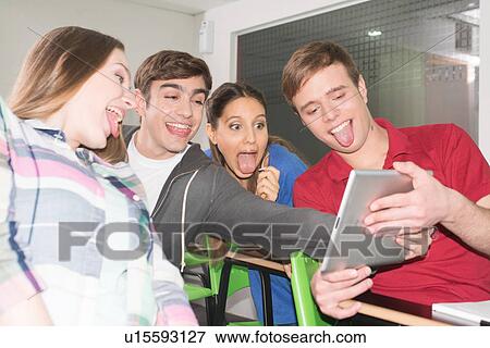 Teenagers in school View Large Photo Image Stock Photo - Teenagers in school. Fotosearch
