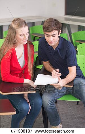Teenagers in school View Large Photo Image Stock Photo - Teenagers in school. Fotosearch
