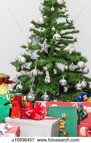 The christmas tree with presents View Large Photo Image Stock Photo - The christmas tree with presents. Fotosearch
