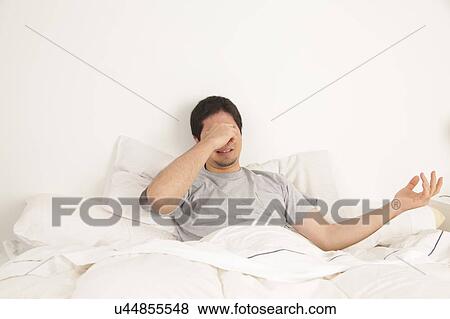 Stock Photo - The man is crying. Fotosearch