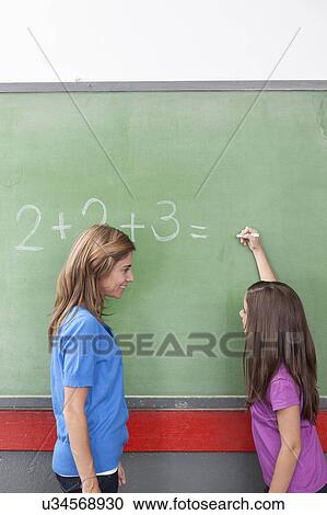 The teacher teaching math View Large Photo Image Stock Image - The teacher teaching math. Fotosearch