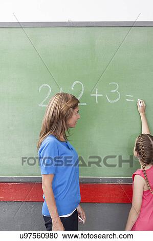 The teacher teaching math View Large Photo Image Stock Image - The teacher teaching math. Fotosearch