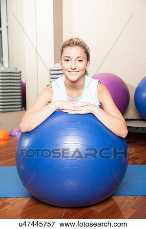 Woman making yoga View Large Photo Image Stock Photo - Woman making yoga. Fotosearch