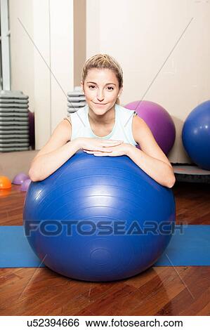 Woman making yoga View Large Photo Image Stock Photograph - Woman making yoga. Fotosearch