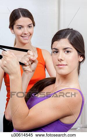 Woman training with her? Çï? Çïteacher View Large Photo Image Stock Photography - Woman training with her? Çï? Çïteacher. Fotosearch