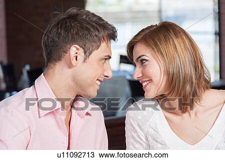 Stock Image - Young couple in love. Fotosearch