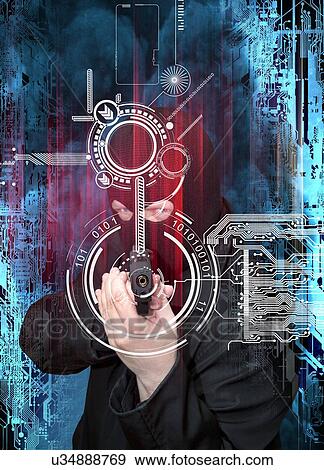 "Data security, conceptual illustration. " View Large Illustration Stock Illustration - "Data security, conceptual illustration. ". Fotosearch