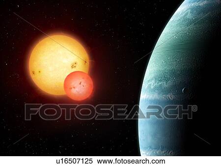 "Kepler 453-b is the tenth transiting, so-called 'Tatooine exoplanet' found by the Kepler spacecraft. " View Large Illustration Stock Illustration - "Kepler 453-b is the tenth transiting, so-called 'Tatooine exoplanet' found by the Kepler spacecraft. ". Fotosearch