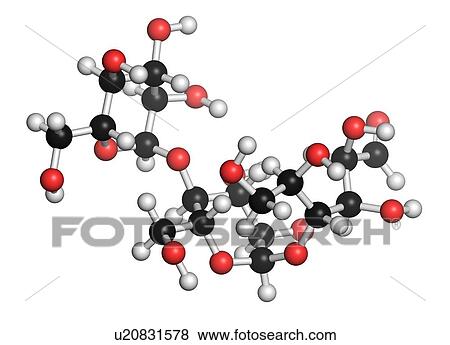 "Maltodextrin food additive molecule. Atoms are represented as spheres with conventional colour coding: hydrogen (white), carbon (black), oxygen (red). " View Large Illustration Stock Illustration - "Maltodextrin food additive molecule. Atoms are represented as spheres with conventional colour coding: hydrogen (white), carbon (black), oxygen (red). ". Fotosearch