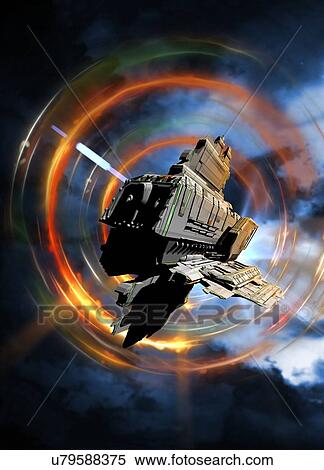 "Spacecraft in the sky, computer illustration. " View Large Illustration Stock Illustration - "Spacecraft in the sky, computer illustration. ". Fotosearch