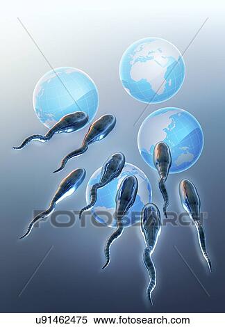 "The reduction of male sperm count, conceptual illustration. " View Large Illustration Stock Illustration - "The reduction of male sperm count, conceptual illustration. ". Fotosearch