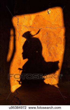 Himba shadow at sunset View Large Photo Image Stock Image - Himba shadow at sunset. Fotosearch