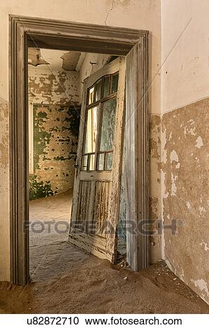 Stock Image - Kolmanskop interior. Fotosearch