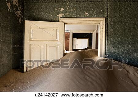 Stock Photo - Kolmanskop interior. Fotosearch