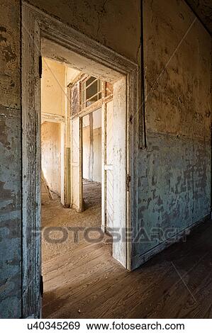 Stock Photo - Kolmanskop interior. Fotosearch