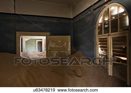 Stock Photo - Kolmanskop interior. Fotosearch